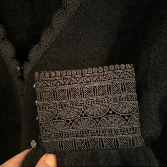 NEW Sezane Melina Cardigan in Black - size M - Picture 4 of 8